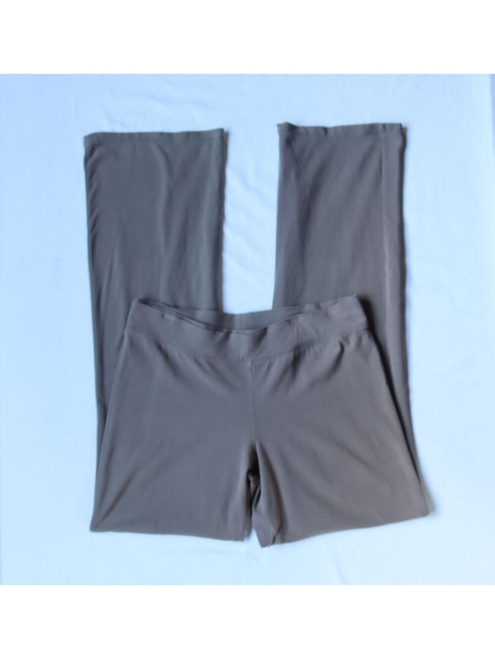 Vintage Champion Gray Wide Leg Yoga Pants XL Tall Y2K